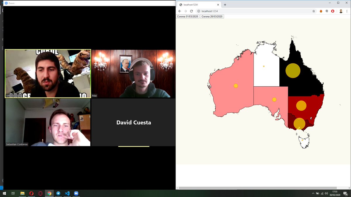 BigDataUMA's tweet photo. Debido al Estado de Alarma por #covid19ESP y #ConfinamientoTotal, hemos pasado las clases a semipresencial "a distancia" en menos de 24 horas, estableciéndose los mecanismos necesarios para continuar con la docencia sin que hayamos perdido ni una sóla clase... #BigData @InfoUMA https://t.co/2rv3kY89hu