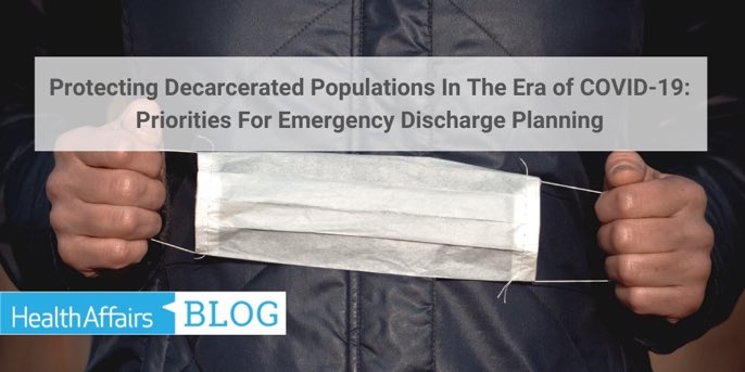 Proud of @HaiyanRB role in this piece and his fight to protect his patients at San Quentin against #COVID. Calls for decarceration, while key, must be met with the resources needed to ensure supportive reentry for vulnerable people at a vulnerable time. bit.ly/2yLW1lD