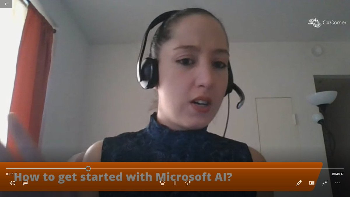 codewithsimon's tweet photo. Thank you so much for your time @EvePardi
It was indeed an amazing session on @Microsoft #Ai 🔥 #askeveanything
We at @CsharpCorner are glad & humble to have you in the community.
#codewitheve #csharpcorner #mvpbuzz #live #microsoft #machinelearning #azuremlstudio @MVPAward https://t.co/4exfmd8Xdh
