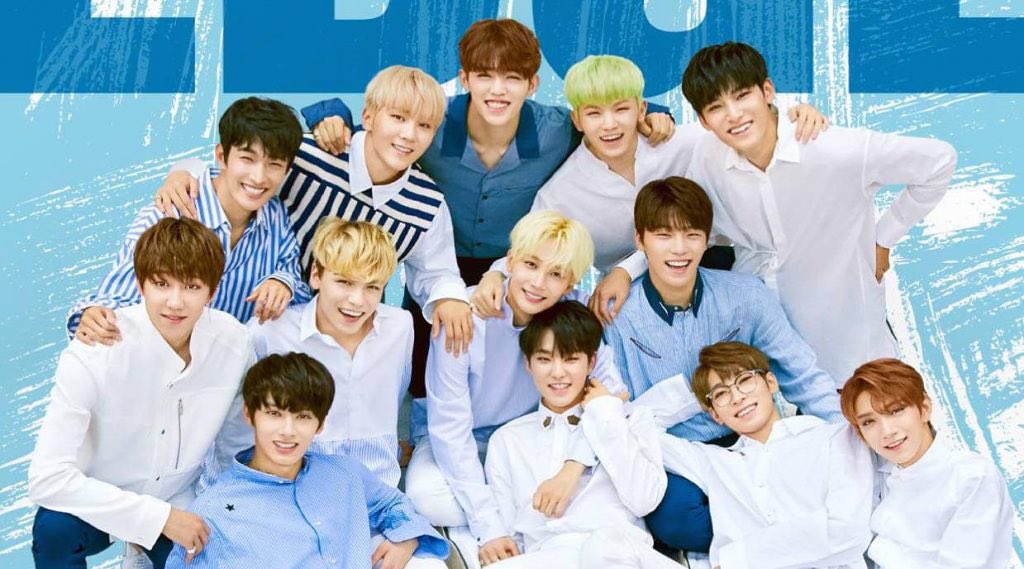 Seventeen  the biggest group of crackheads I stan. 13 boys which equals definitely more than 1 bias-