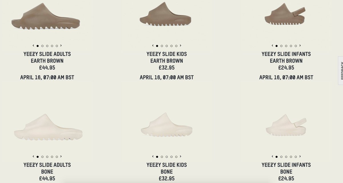 The New Yeezy Slides Are Introduced in Earth Brown
