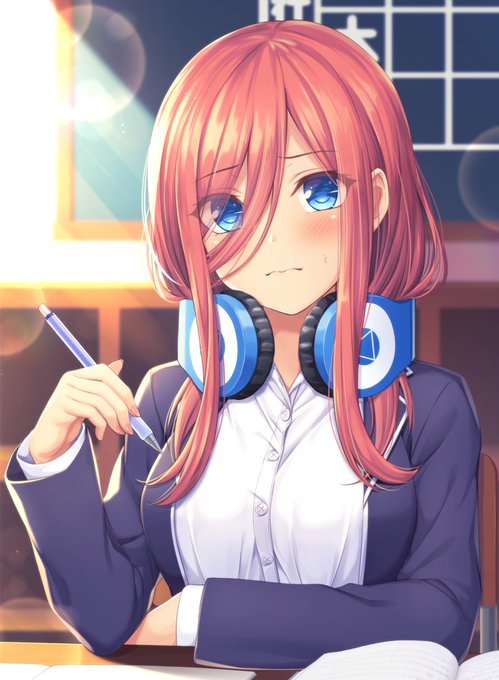 独創的 五等分の花嫁 anique アニーク 記念額装絵 中野三玖 中野ニ乃