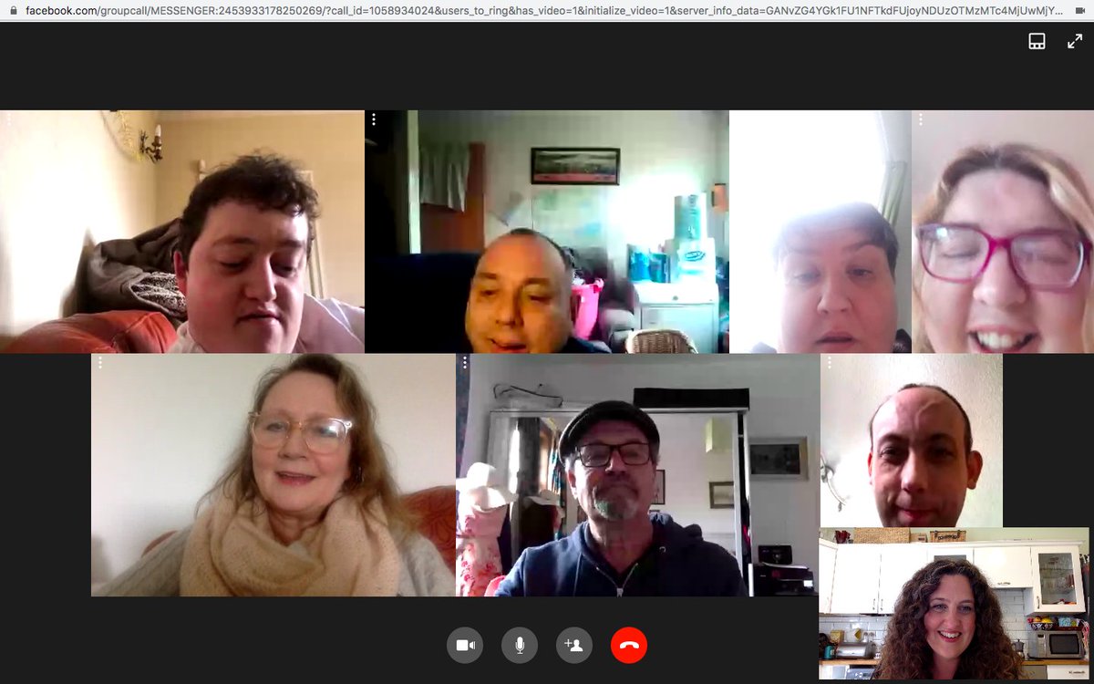 ARCScot's tweet photo. NIN Planning group reunites for a virtual meeting, and to get planning our work over lockdown!  Lynnette shared her thoughts: ‘at the end of the day we’ll all get through this together’. #charterforinvolvement https://t.co/kK3qIB4gO4