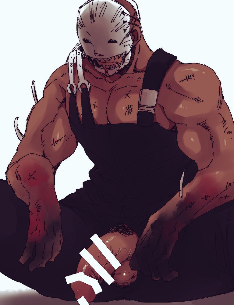 Evan MacMillan (The trapper) 

Claims to be straight 
Top but also bottoms (really embarrassed about this) 
Acts tough but is soft in the inside
Likes when people play with his pecs