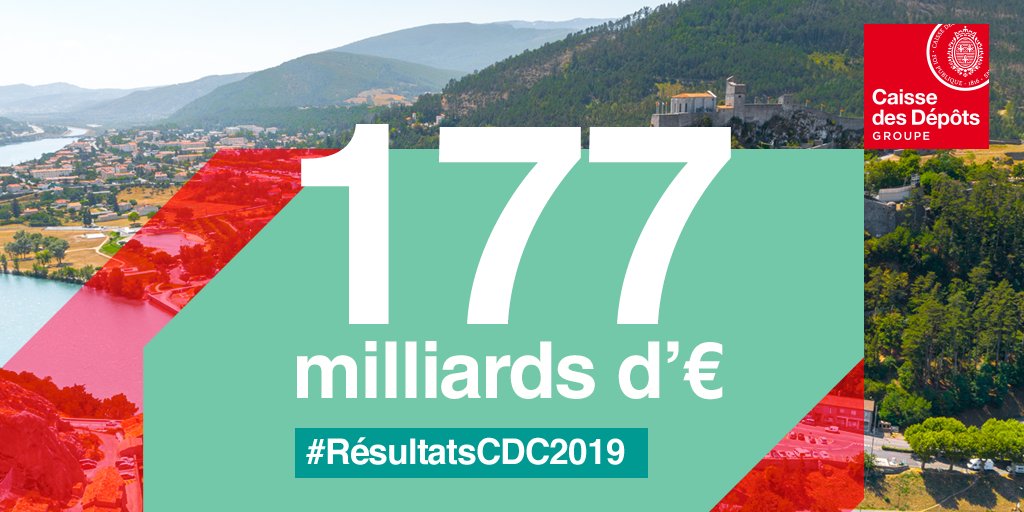caissedesdepots's tweet photo. #RésultatsCDC2019 : 
Face à la crise, la @caissedesdepots , investisseur de long terme, contribue à l’équilibre de la Place en investissant quotidiennement sur les marchés financiers. En 2019, on parle de 177 milliards d'€ 
👉 https://t.co/CsmixUur8B https://t.co/dYKyaMfY1F