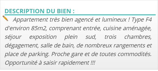 EvimImmobilier's tweet photo. [#ASAISIR] APPARTEMENT À ARGENTEUIL 4 PIÈCES 80.10M2 – 130000 € https://t.co/rcqGzw6Daw