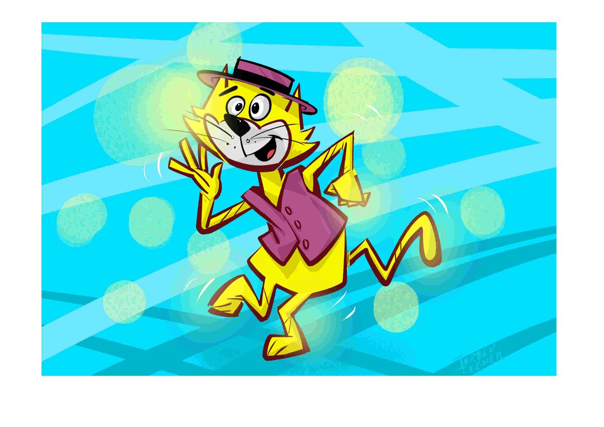 Torbentegner's tweet photo. #InhouseArtist Not quite ready to leave challenge 13: Draw a famous cat - so here is #TopCat - have a great and safe day! #Quarantinecreative #QuarantineChallenge #hannabarbera #topcatfanart https://t.co/MhBPexCNbP