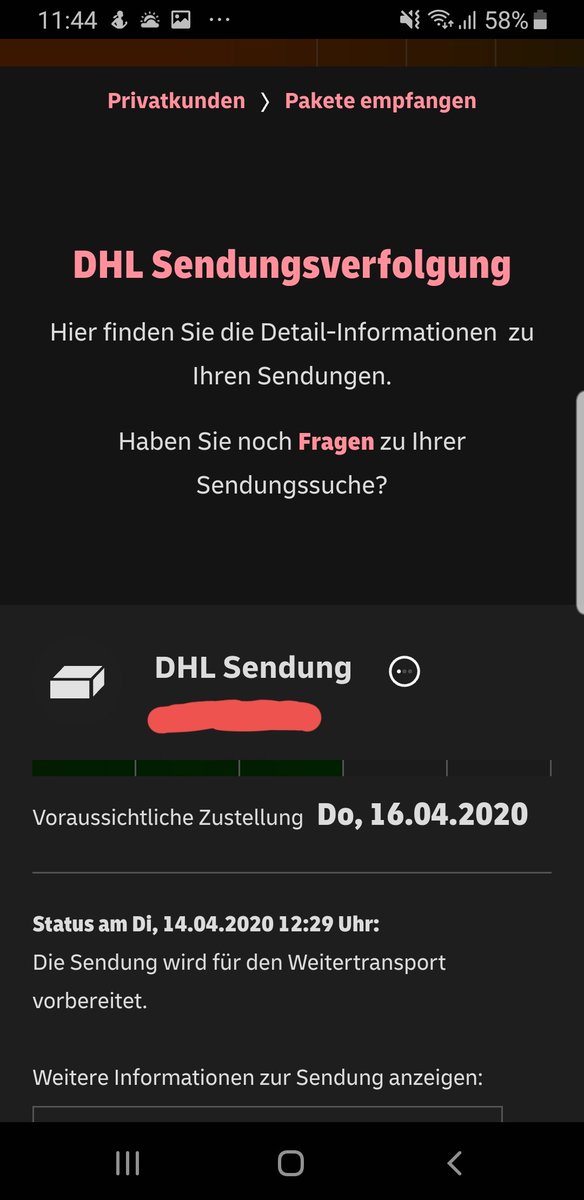 juls8121's tweet photo. @DHLPaket  Ich habe ja lange Geduld aber jetzt fühl ich mich auch langsam verarscht seit 9 Werktagen liegt mein Paket jetzt bei Dhl rum aber Hauptsache das Paket 2 Mal ankündigen und nicht bringen... https://t.co/Le8LVPp2RO