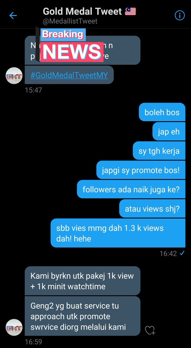 muhdakmalysri's tweet photo. THANK YOUUU @MedallistTweet
sebab belanja 1k views dekat Youtube Channel!
Terbaikkk!! 🥰🥰🥰

#GoldMedalTweetMY https://t.co/mk7KWf9Xzb