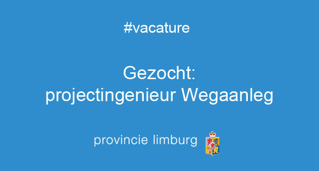Wij zoeken een #projectingenieur Wegaanleg. Je geeft invulling aan de rol van #projectmanager en #teammanager op het gebied van omgevings-, technisch- of contractmanagement in infrastructurele projecten.

Interesse?➡️ bit.ly/34Evm6r
#provincielimburg #limburg #vacature