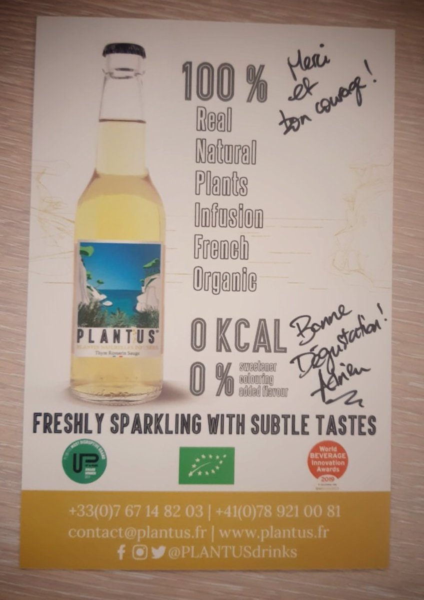 SAMU74's tweet photo. Merci à la société @PLANTUSdrinks pour leurs boissons 🌿naturelles et rafraîchissantes💧 https://t.co/cY10e9Rr7T