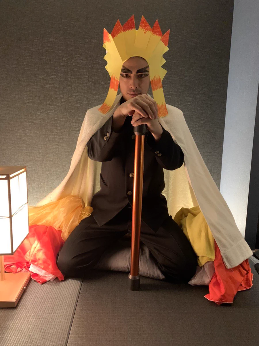 ロンブーの田村淳さんｗｗｗ渾身の『鬼滅の刃』の煉獄杏寿郎コスプレを披露ｗｗｗ