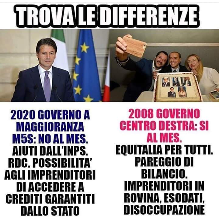 Le parole non servono. #M5S #Conte #Berlusconi #meloni #Salvini #mes #nomes #redditodicittadinanza #goldenpower #decretocuraitalia #Decretoliquidita #coronavirus #Covid_19