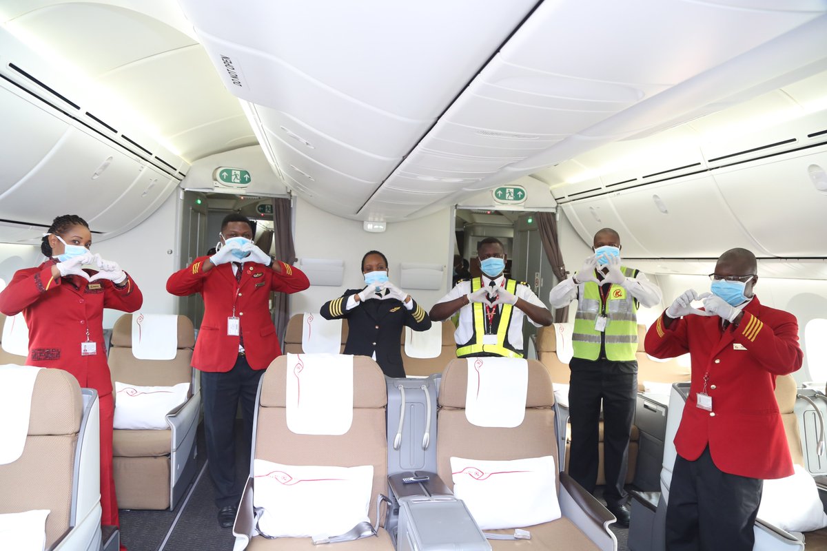 This morning one of our Dreamliners took off from Nairobi destined for London, packed with fresh produce for export grown by our hard-working Kenyan farmers. It's our privilege to support the transportation of much-needed cargo and respective economic value chains. #TogetherWeCan