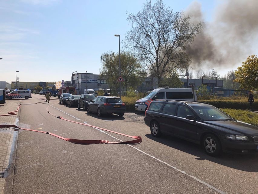 Zeer grote brand Baanstee