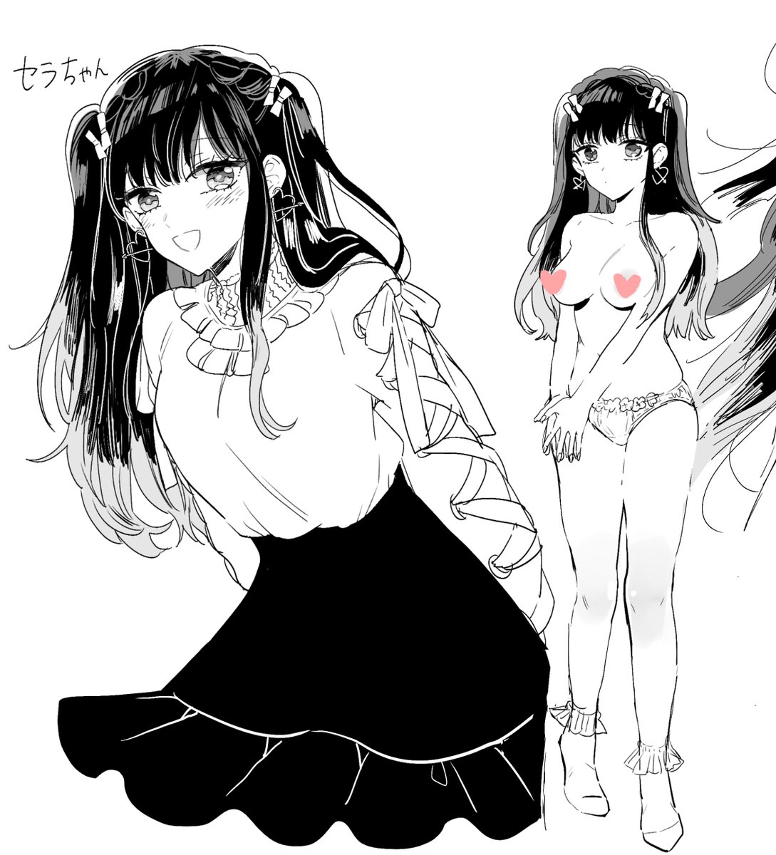 キャララフはこんな感じです!日付見たら去年の10月だった…(怖い)あっ脱稿したのは年末です!サボってないです! 