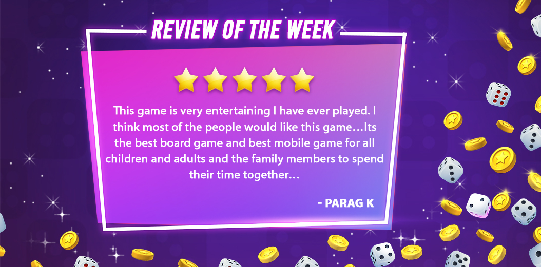 Ludoallstar's tweet photo. 𝙍𝙚𝙫𝙞𝙚𝙬 𝙊𝙛 𝙏𝙝𝙚 𝙒𝙚𝙚𝙠!!!
.
A Big Thank you to our #ludollstar fans for giving us wonderful reviews like this...😊🤩🤗
.
Game link:- https://t.co/YGqTC2s1zs
.
#ludo #ludoallstar #boardgame #LudoBattle #LudoBattleRoyal #onlineludo #nayaludogame #timetoupgrade #freegames https://t.co/aTAHxaNlxE
