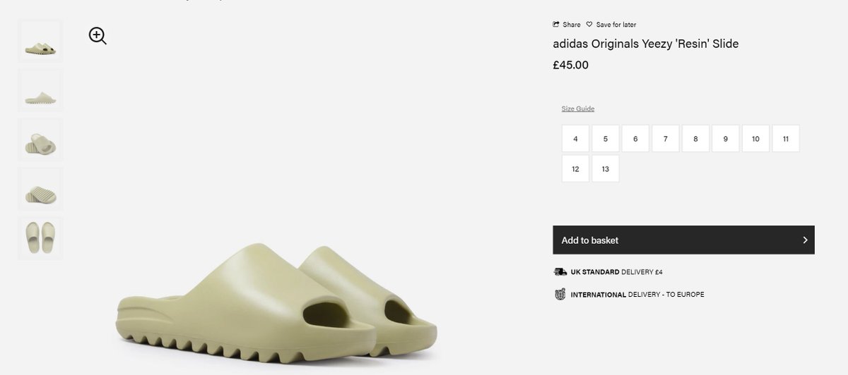 Check out the Yeezy Slide Bone available on StockX in 2020.