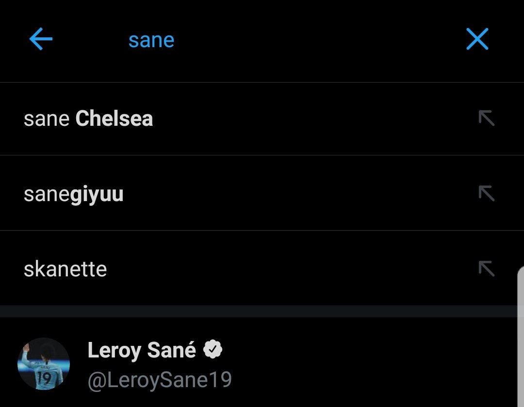 7.Near the end of March/last month when searching for more on the  @LeroySane19 future, up came this.You decide whether or not you believe it has any relevance.When you couple it with some of the other GOAT follows, could it be?Does it sit right with you as a  @ManCity fan?