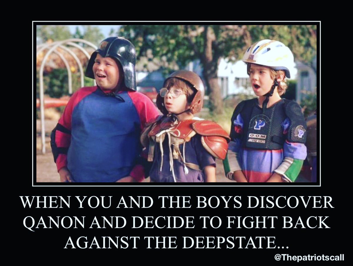 ThePartiotic's tweet photo. @DonaldJTrumpJr @realDonaldTrump @Q @Qanon We Dem Boyz.... #WWG1WGA 🇺🇸 https://t.co/hVibpc2JIN