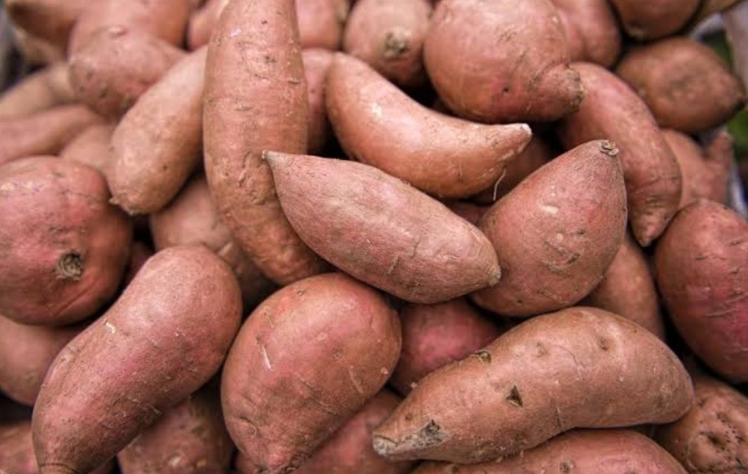 The next is Sweet Potato!  The healthier and more nutritious and delicious brother of the regular potato! Rich in fibre and filling, you can boil it, roast it, fry it, steam it, make soups, curries and more! 