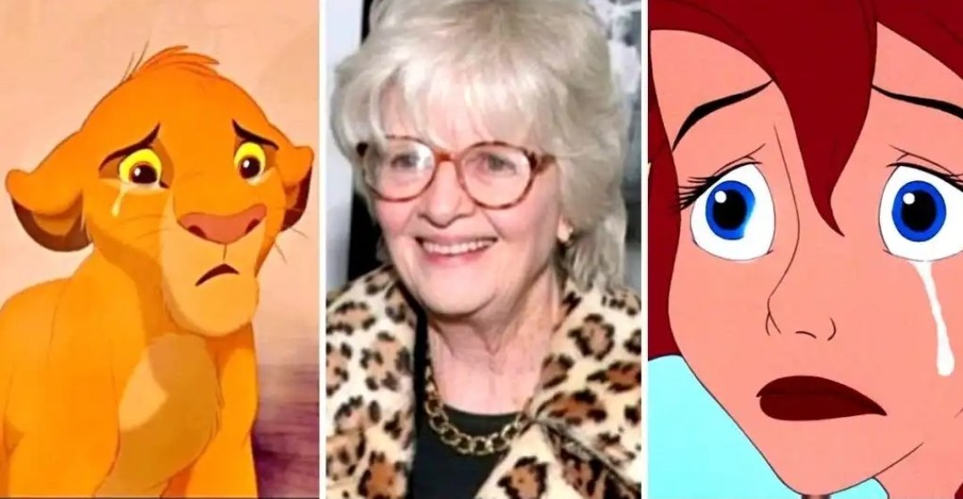 NOTICIA TRISTE: Ha fallecido a los 91 años #AnnSullivan, la animadora de Disney que creó a La sirenita, El Rey León, Lilo y Stitch, y Pocahontas. D.E.P.