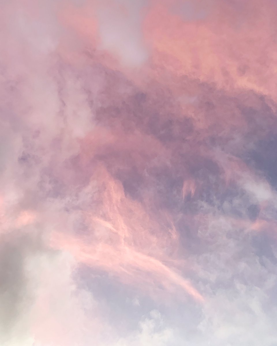 Lockdown walks under an early evening sky