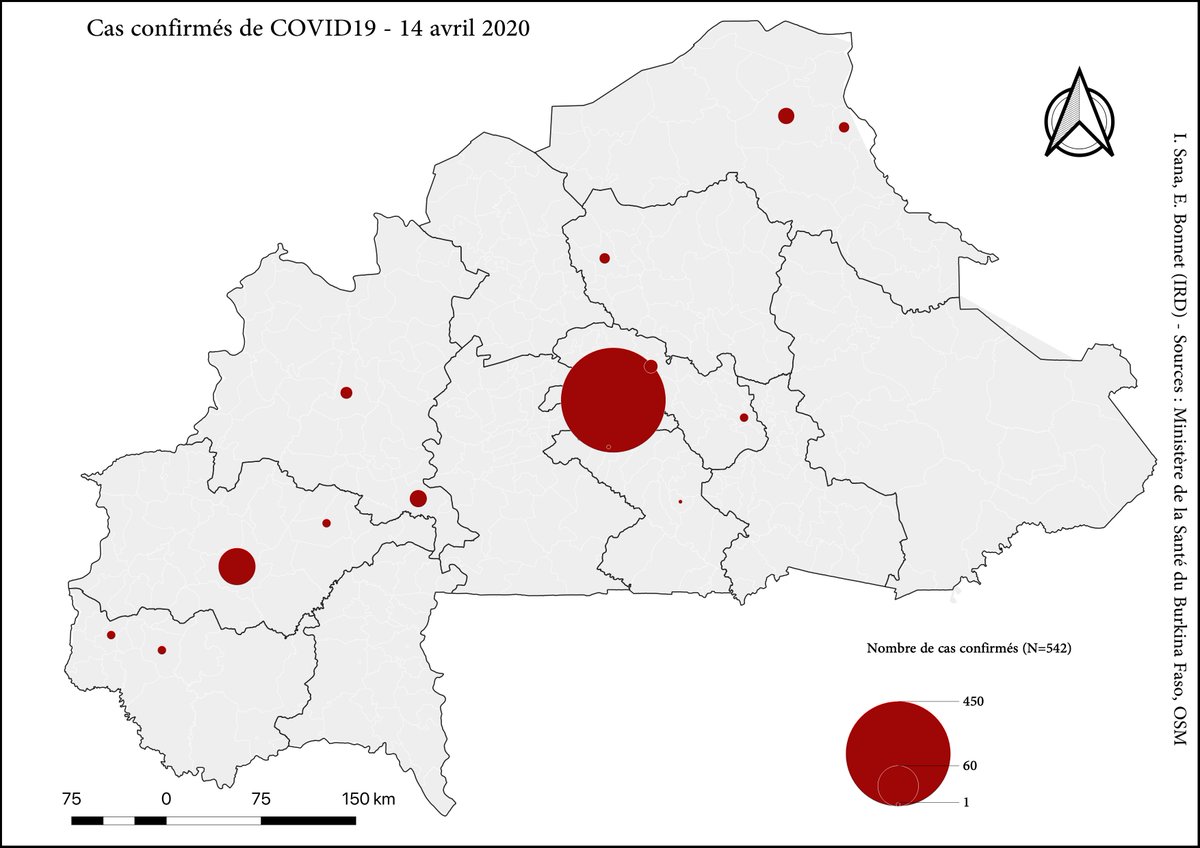 #COVID19 Évolution de la pandémie au #Burkina du 05 au 14/04/2020 voir ici: cutt.ly/ot9Of9h
<a href="/mavalo76/">Emmanuel Bonnet</a> <a href="/OSM_BF/">OSM_Burkina</a> #lwili