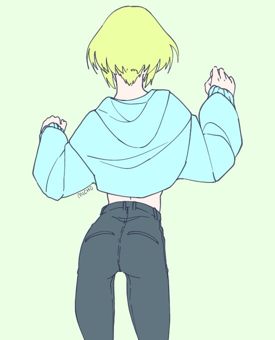 no thoughts head empty: only lio in high waisted pants 