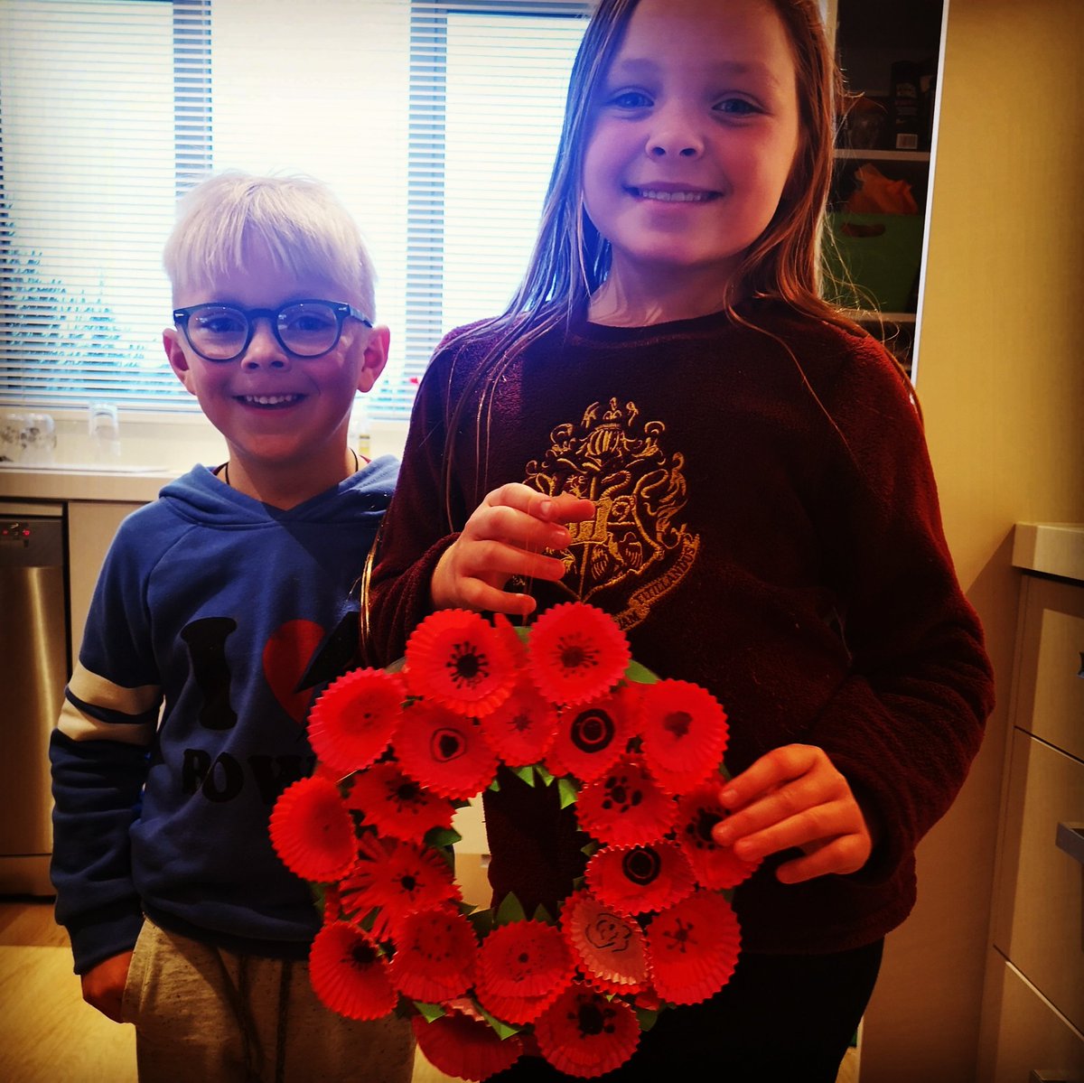solutionsanna's tweet photo. The kids made a poppy wreath today and are hopping you'll donate to our ANZACs via their online Poppy collection box https://t.co/GHhzD3KswD https://t.co/MMZCgDUPzB