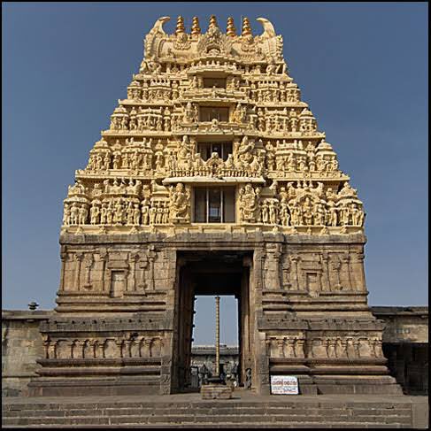 The Chennakeshava Temple, also known as Keshava, Kesava or Vijayanarayana Temple is in the Hassan district of Karnataka state, India. It was commissioned by King Vishnuvardhana in 1117 CE, on the banks of the Yagachi River in Belur (Velapura), an early Hoysala Empire capital.
