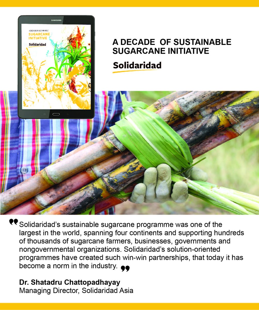 AsiaSolidaridad's tweet photo. Majority of sugar #farmers are #smallholders and the production faces significant #sustainability challenges. This publication captures a decade of learning from #Solidaridadnetwork's work towards a more sustainable #sugarcane industry. https://t.co/5anG9boBIS https://t.co/ipBQRs8M95