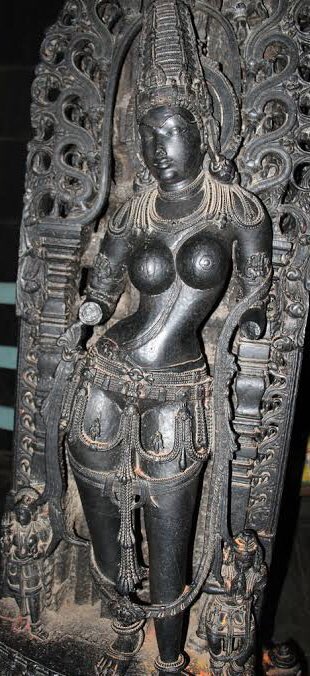 But the secondary lighting throws limelight on the intricate sculptures & carvings like ;Dwarapalakas : Guards of gateMakara Torana : overhead panel on the main doorMohini : The female form of Lord Vishnu