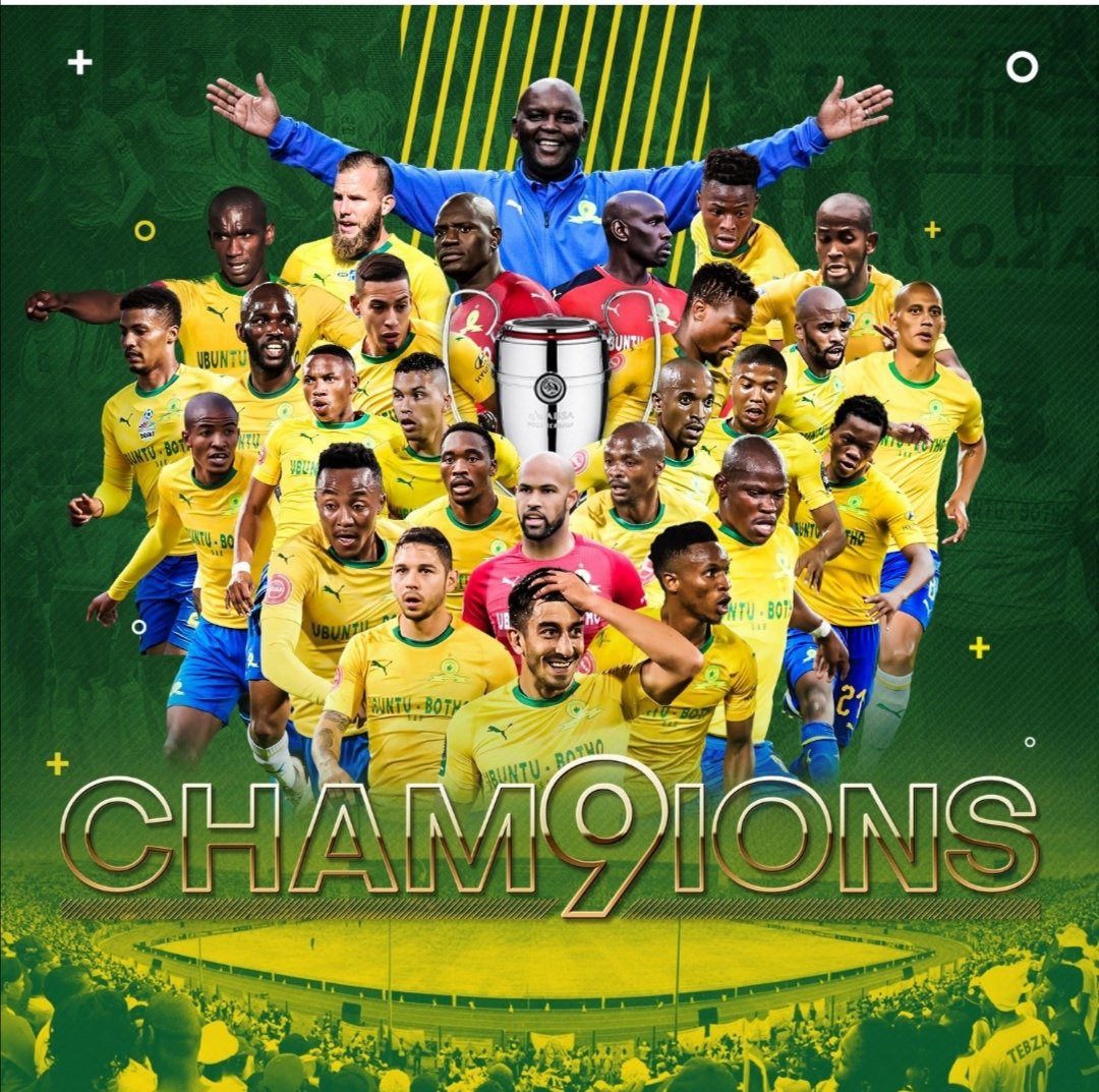 9th PSL title 2018/19with one voice  "Pitso sibeeeekeeee"