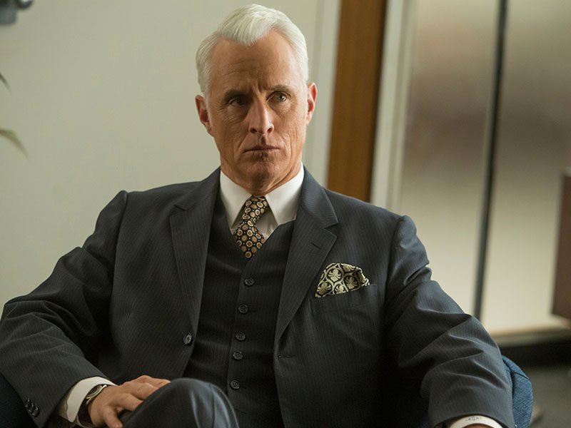 Roger Sterling is Mono-Red. Never a person to think of long-term solutions or strategies, Roger indulges his every desire whether it be fathering a love child with his former secretary, eating a crap ton of oysters for lunch, or tripping on acid. He's hilarious, amoral and fun.6/