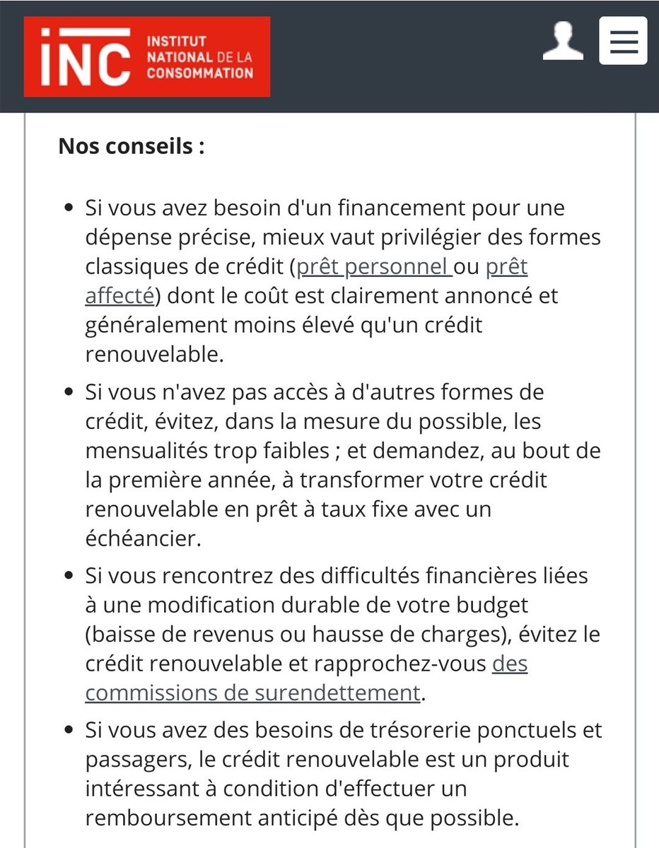 Il faut à tout prix éviter ces crédits renouvelables. Et si vous n'avez pas le choix d'éviter complètement le crédit, vaut mieux opter pour le crédit (à la consommation) amortissable. Le taux est plus bas à 3.5%, mais loin d'être négatif ! 