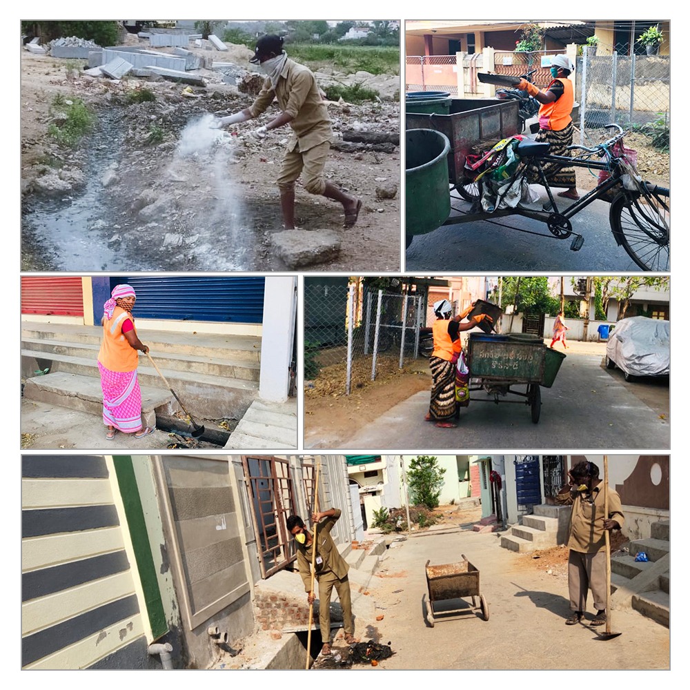 This one is for all the sanitation workers deployed on our streets to make sure the surroundings are kept clean and sanitised. While we are safe in our homes, they come out everyday leaving their own to ensure we remain out of harm's way...