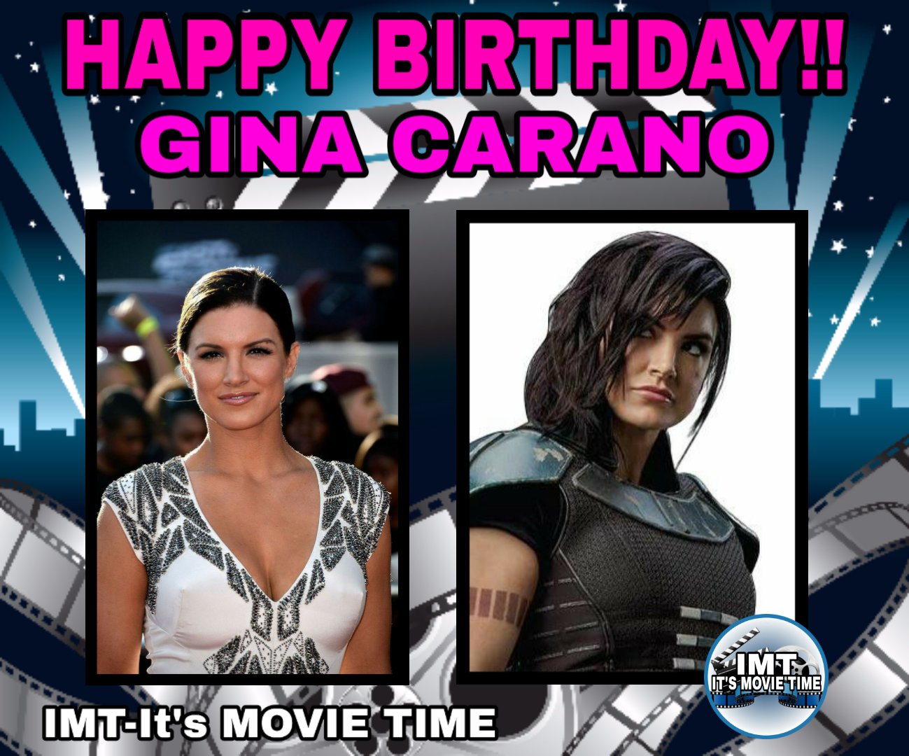 Happy Birthday to Gina Carano! She is celebrating 38 years. 