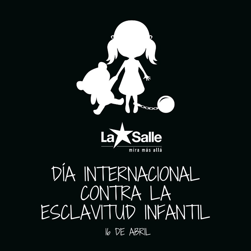 #LaSalle #Trabajandoporunmundomejor #DíaInternacionalcontralaEsclavitudInfantil
#Imagina #MiraMásAllá #SomosLaSalle 🌟