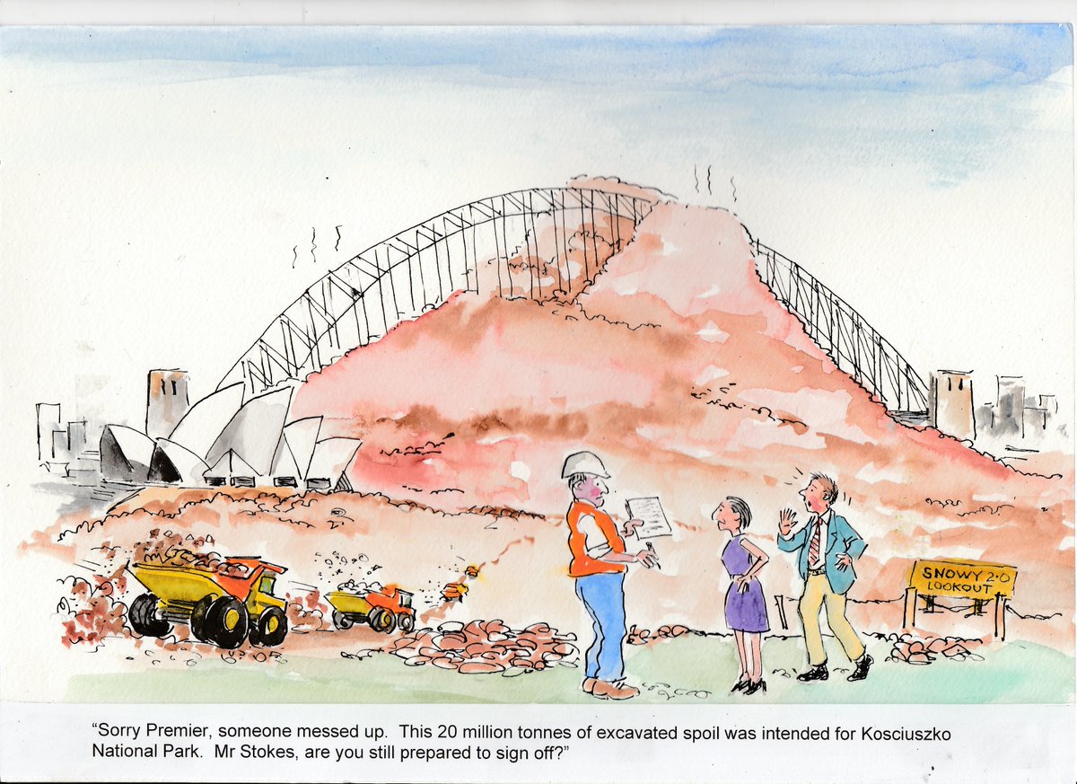 npansw's tweet photo. Snowy Hydro propose dumping 20 million tonnes of rock spoil in Kosciuszko National Park, leaching harmful materials into the pristine Snowy waterways.
Add your voice today to stop Snowy 2.0 👉 https://t.co/AwBvTKMW0Y

#Snowy2DoesNotStackUp #StopSnowy2 #Snowy2Much https://t.co/0I8sJ4WM5m