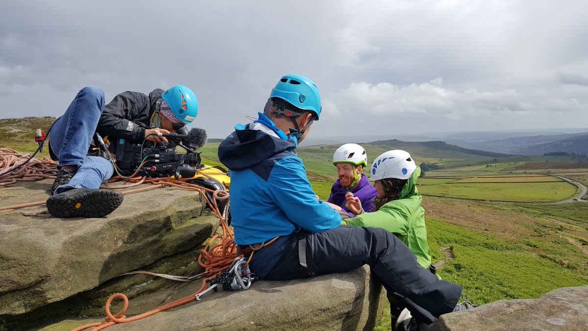 📆 Week 8 of our ‘Why book Pure Outdoor’ feature!
-
-
📺 AS SEEN ON TV - We make regular appearances on the TV and have worked with many organisations including the BBC. Here's Keeley Donovan topping out at Stanage a few years ago!