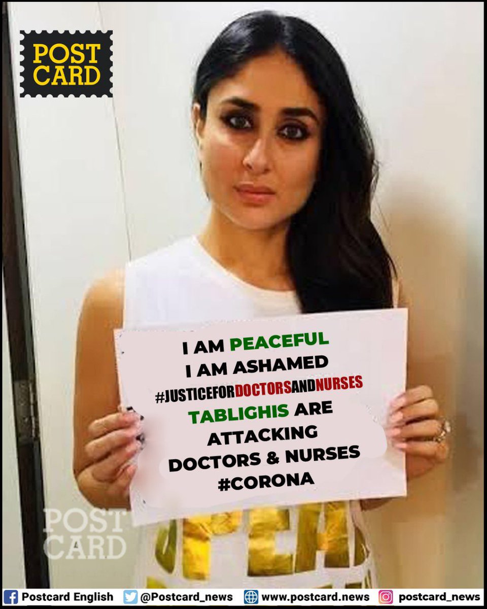 Mahesh Vikram Hegde on Twitter: "Currently we are in lockdown There's no  INK in our MARKER pens, so couldn't write it on poster That's why POSTCARD  helped us by designing what we