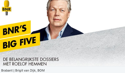 Brigit van Dijk, algemeen directeur van de BOM, vandaag om 10 uur bij @BNR's Big Five over de effecten en kansen van de coronacrisis voor de Brabantse economie. bnr.nl/podcast/thebig…