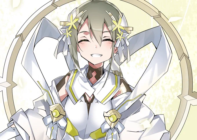 滿開の笑顏#yuyuyu  