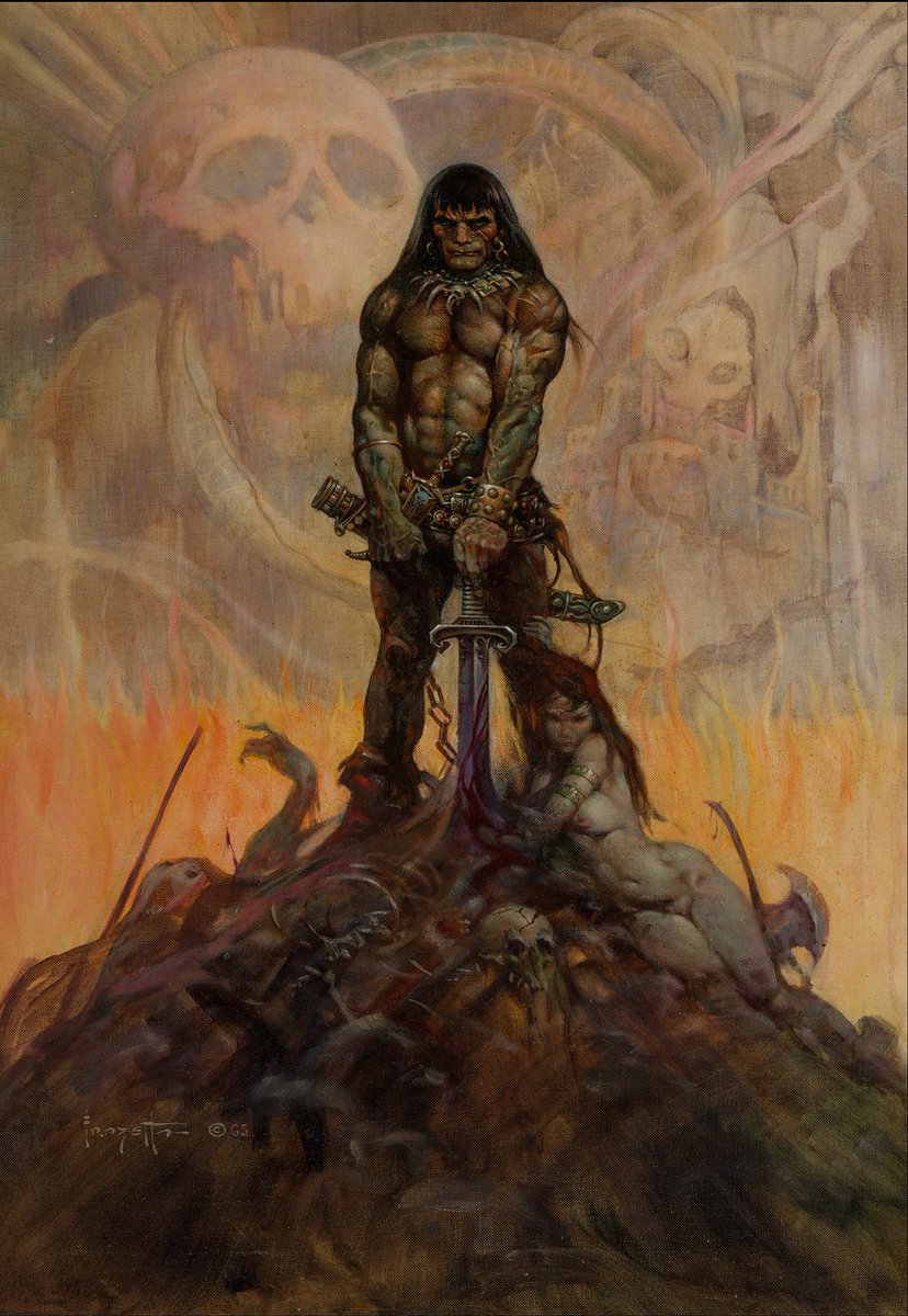 Frank Frazetta. 'Conan the Adventurer'