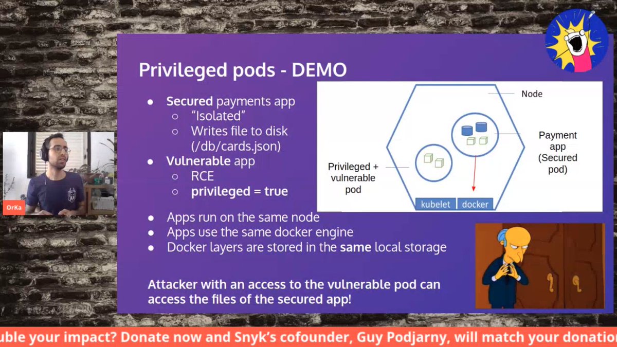 ttarczynski's tweet image. Don&apos;t set privileged: true
#allthetalks