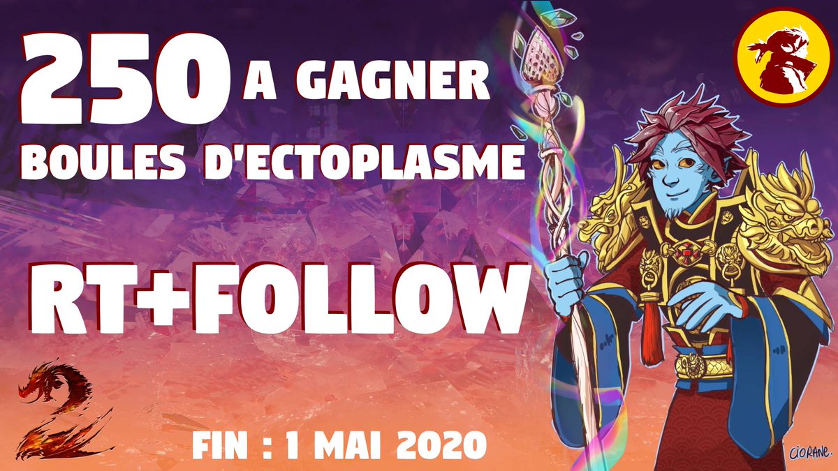 RiSuGaming's tweet photo. ♣️Pour fêter mes 300% de découverte de magie sur #GuildWars2 grâce aux essences de chance!

💜250 boules d'ectoplasme A GAGNER pour l'un d'entre vous!#GW2 #concours #giveaway

🌟POUR PARTICIPER : RT+FOLLOW🌟

Fin du concours : 1er Mai 2020

Personnage by @CI0RANE https://t.co/LARPfjI5Xm