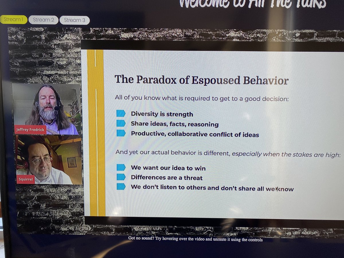 patrickdebois's tweet image. Wisdom by ⁦@douglassquirrel⁩ and @jtf #allthetalks