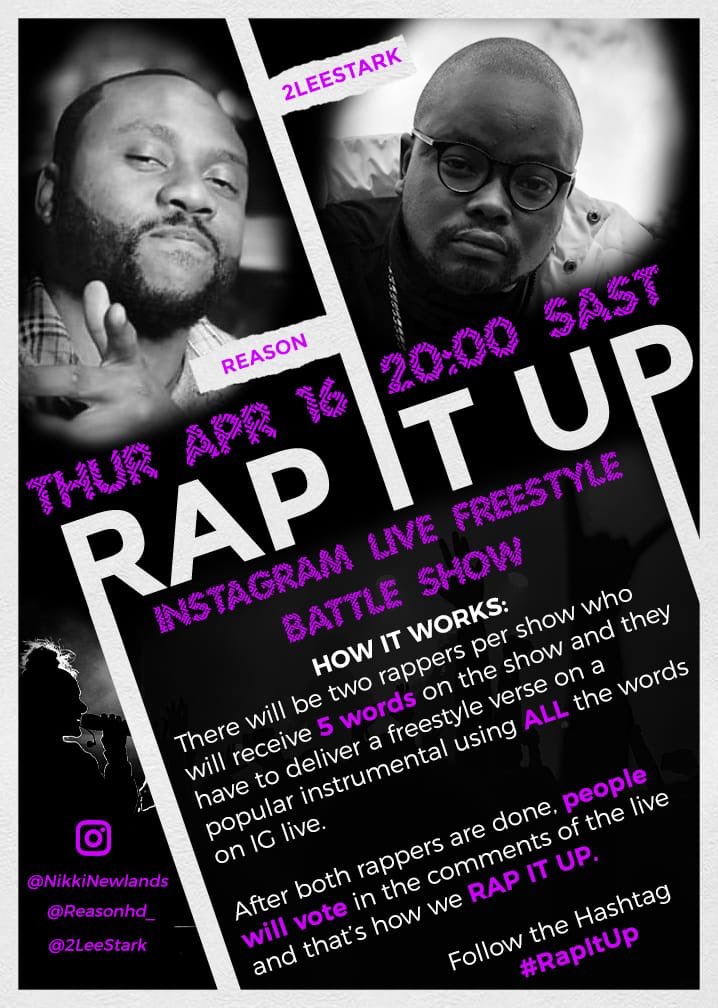 NikkiNewlands's tweet photo. I see yβall went to sleep dreaming about #RapItUp π
Tonightβs episode is going to be one for the record books.
Which team are you repping?
#TeamReason or #TeamStark ?
Use the hashtag #RapItUp and let us know who you think is getting wrapped! 8PM tonight! π¨π€ https://t.co/Bjjw7nCEsi