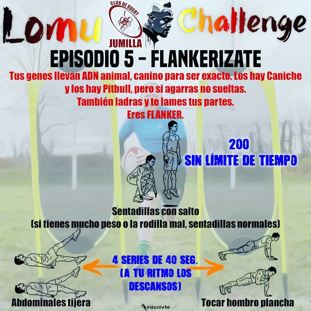 Mitad de semana y nos sobra energía.

Hoy alimentaremos el impulso necesario para realizar un buen placaje.

#rugby #rugbygram #rugbymemes #jumilla #rugbyplayer #tackle #confinamiento #entrenaencasa #quédateencasa #yomequedoencasa